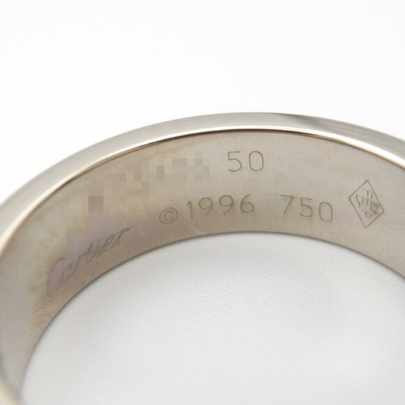 CARTIER 18k White Gold Love Ring - Picture 4 of 9